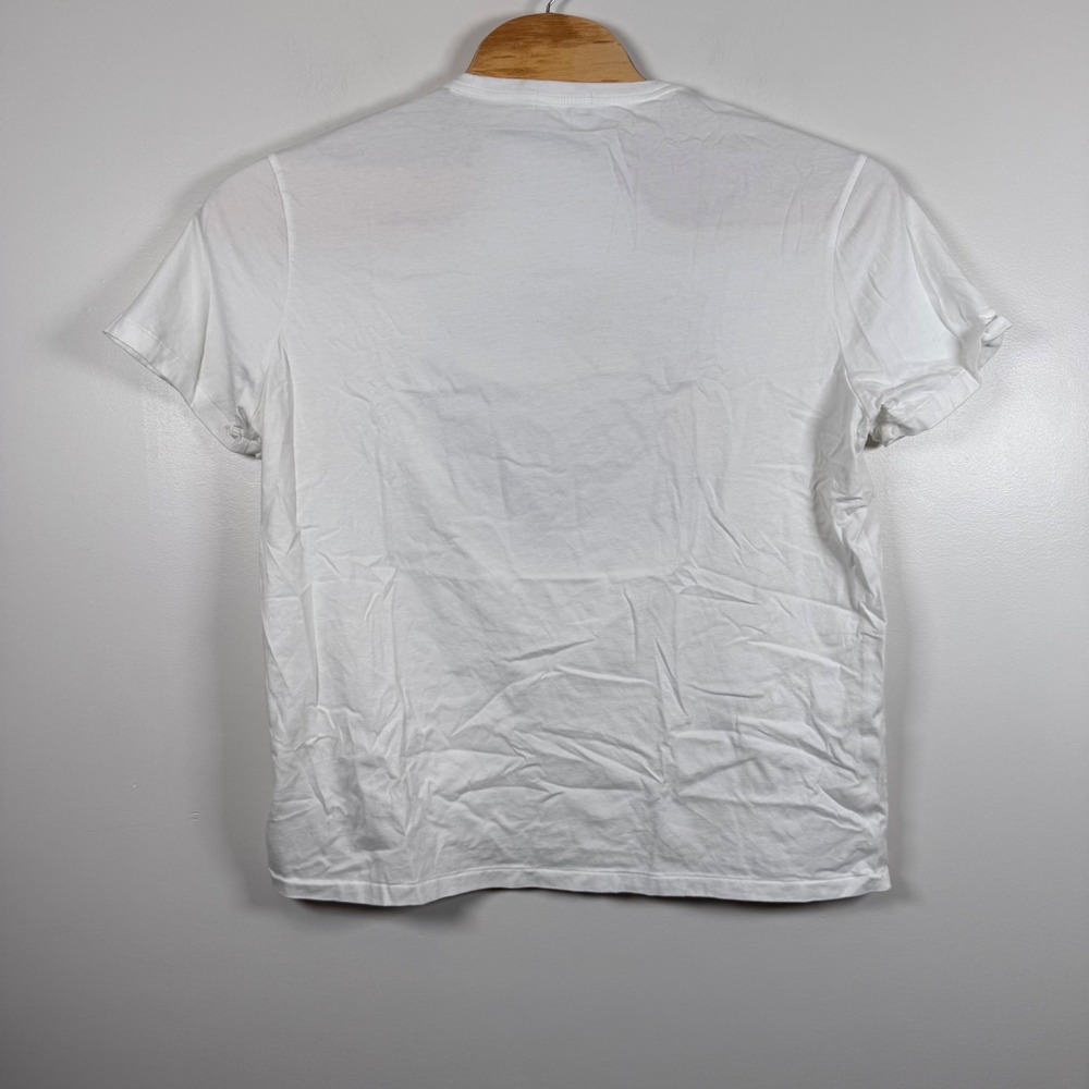 Polo Ralph Lauren Men's XL White‎ Graphic T Shirt Big Pony Logo Crew Neck - Picture 5 of 7